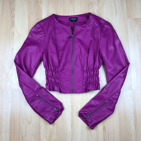 bebe Jackets & Blazers - Bebe Leather Biker Jacket